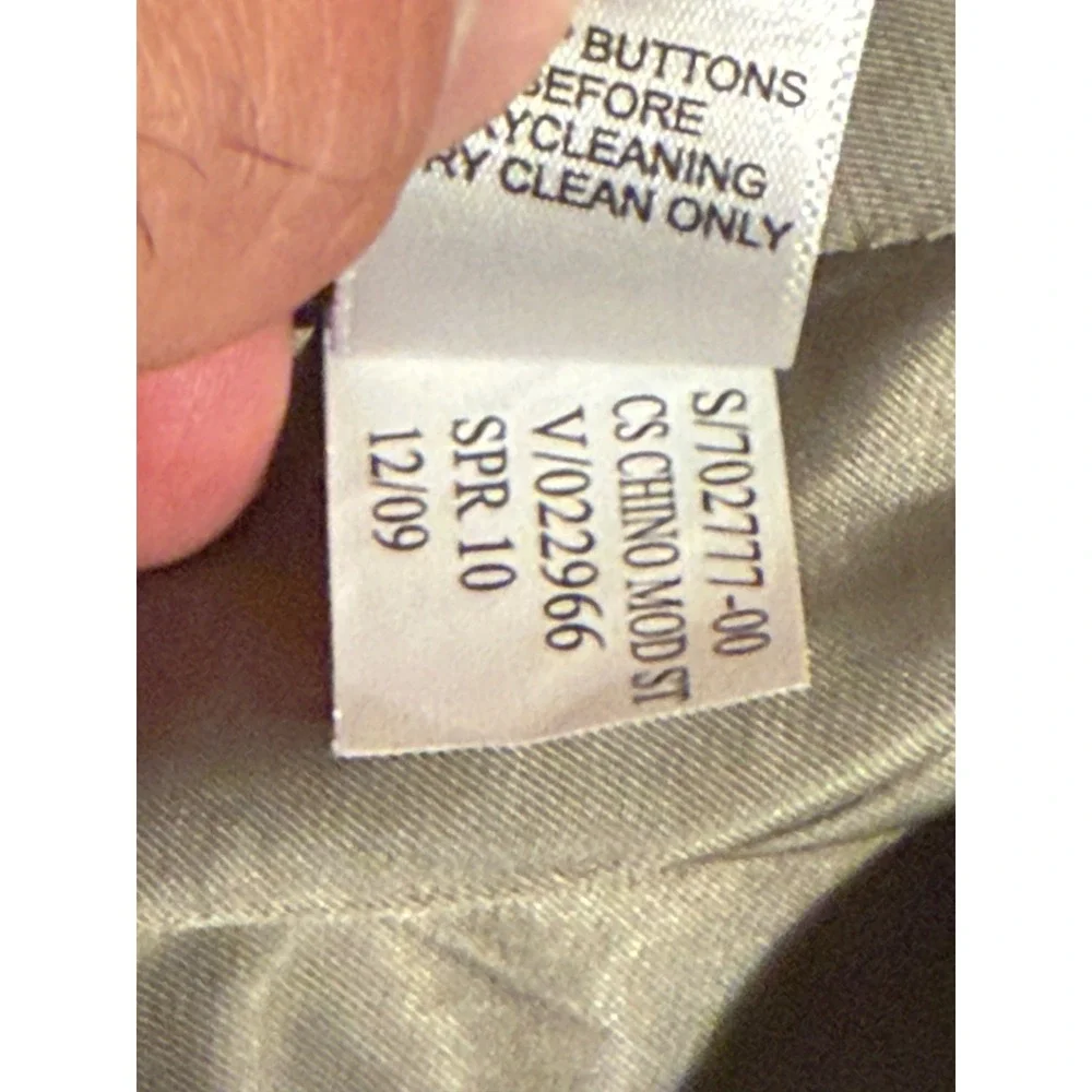 Banana Republic Modern Fit Beige Cotton Blazer Tessuti di Sondrio 42R